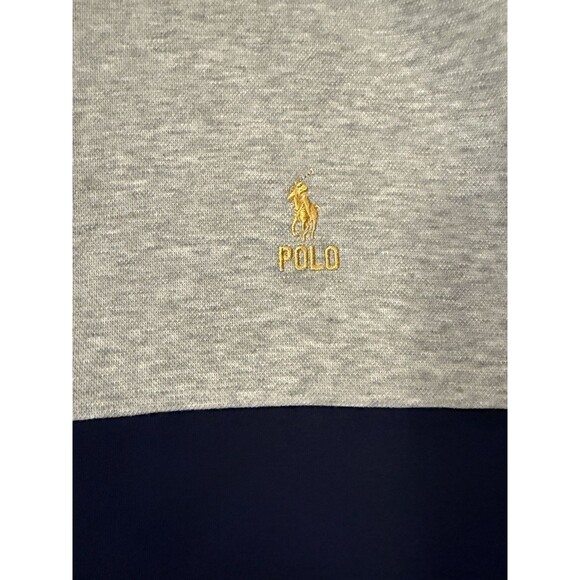 Polo Ralph Lauren Men's Size XL Double Knit Track Jacket Navy Striped - Picture 4 of 6